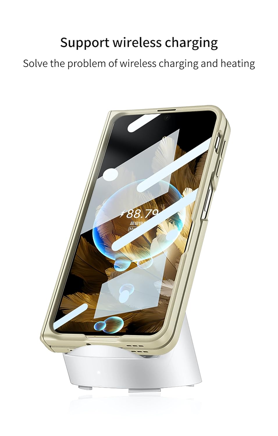 Magnetic Hinge Flux Leather Case For OnePlus Open