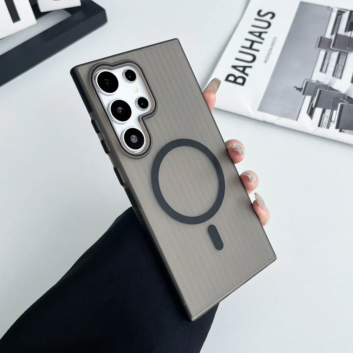 Matte Corrugated Magsafe Hard Case- iPhone