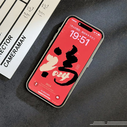 Electroplating Flannel Cases for iPhone Series