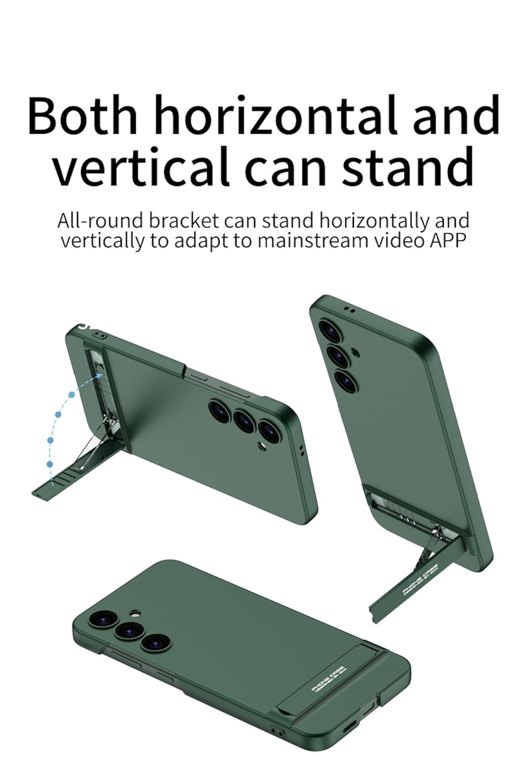 Slim Ultra Side Stand Case For Galaxy S24 Plus