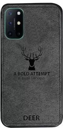 OnePlus 9R Deer Pattern Inspirational Soft Case (BLACK)