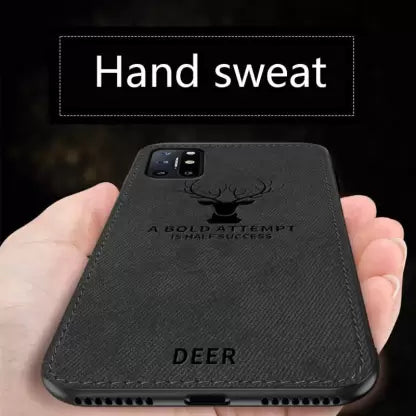 OnePlus 9R Deer Pattern Inspirational Soft Case (BLACK)