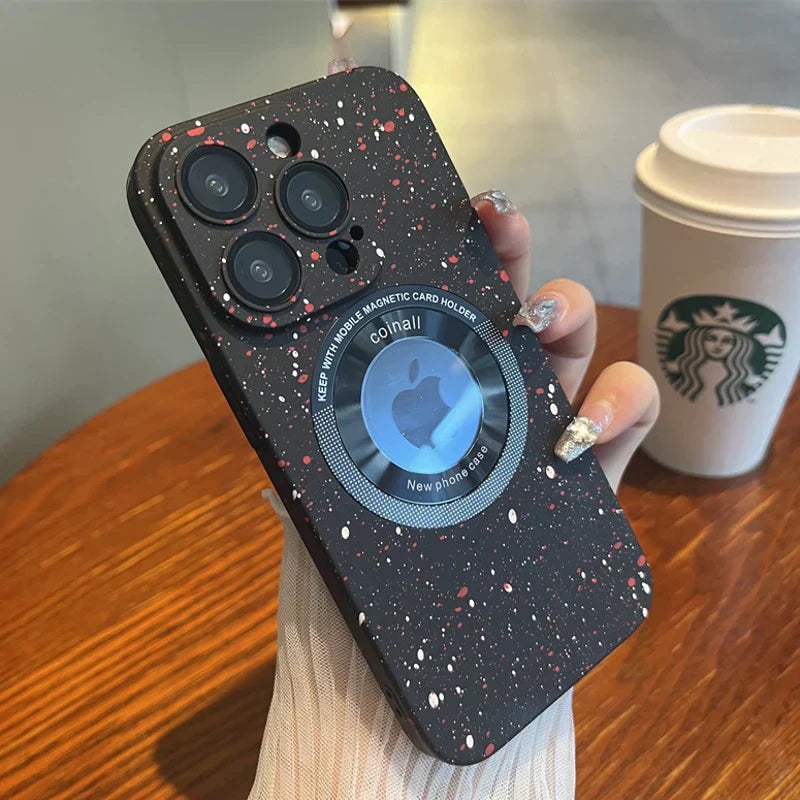 Magnetic Glitter Ink Style Case- iPhone
