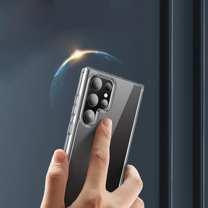 Transparent Crystal Cover For Samsung Galaxy S22 Ultra