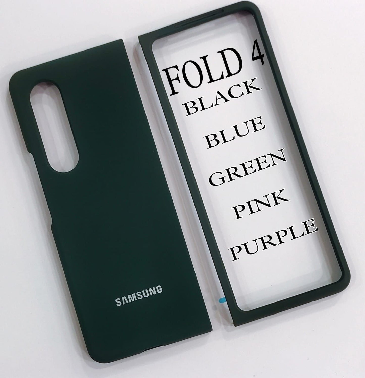 Galaxy Z Fold Series Silicon Case Liquid Silicon Inner Fabric with Logo