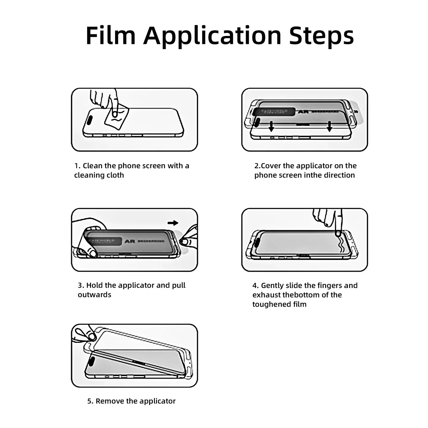 Hammer 3D Proof Screen Protector for iPhone 16 Series