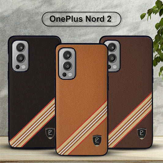 Premium Leather Back Cover For OnePlus Nord 2 5G
