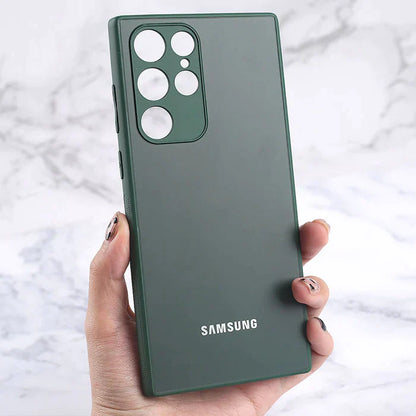 Luxury Soft Edge Matte Finish Case Galaxy S22 Ultra