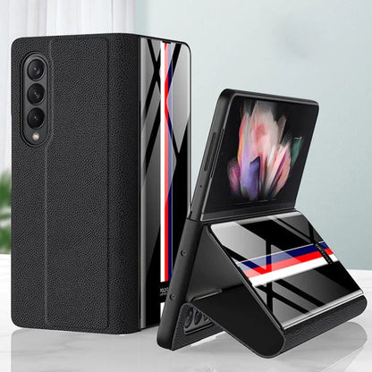 Luxury Strap Design Glass Samsung Galaxy Z Fold 3
