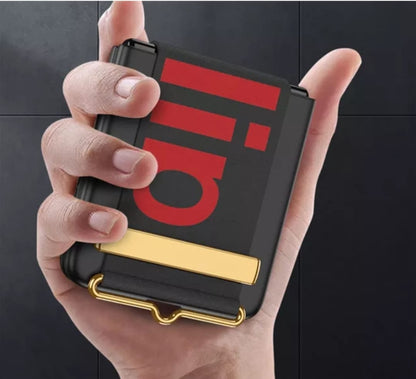 Samsung Galaxy Z Flip 4 with Wristband Shockproof Flip Case Hard