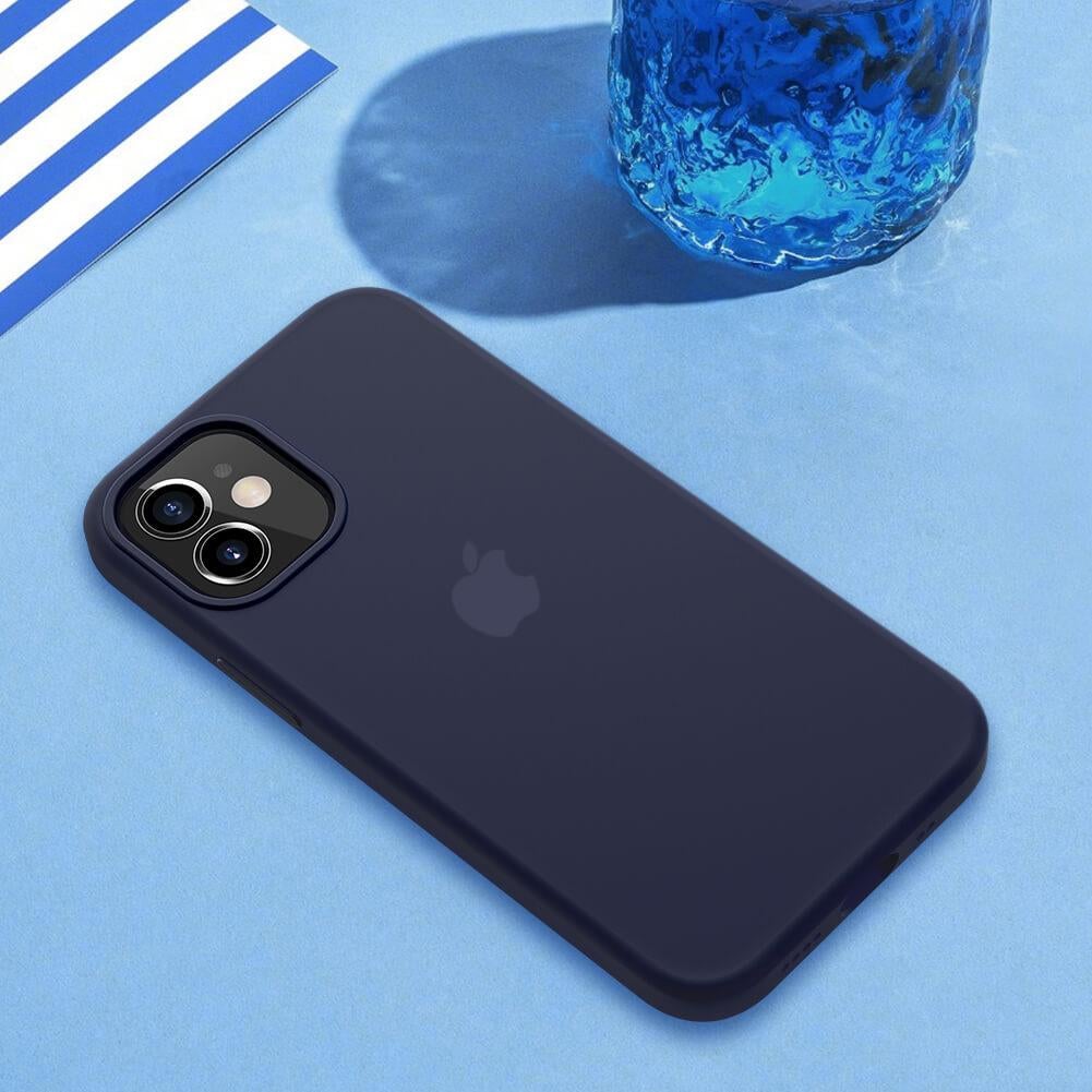 iPhone 12 Series Liquid Silicone Logo Case