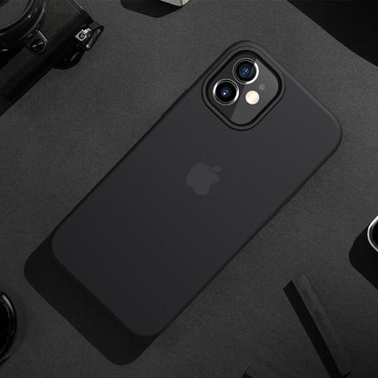 iPhone 12 Series Liquid Silicone Logo Case