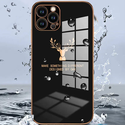 iPhone 13 Pro -  Inspirational Electroplating Deer Case