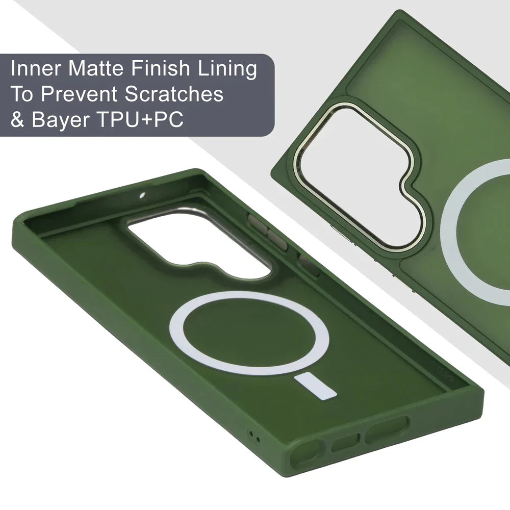 Translucent Magnetic Magsafe Back Case- Samsung