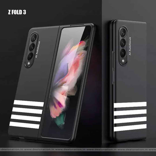 Galaxy Z Fold3 Ultra-Thin Hybrid Stripes Hard Shell Back Case