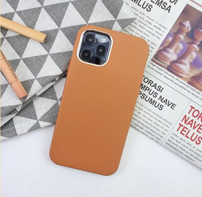 iPhone 13 Luxury Genuine Leather Case