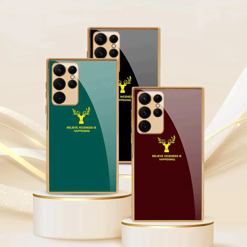 Inspirational Deer Protective Back Case for Galaxy S Series