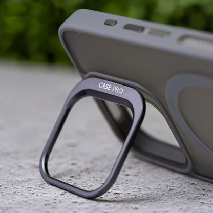 Acrylic Matt Hybrid MagSafe Cover with Camera Stand - Iphone