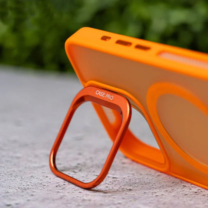 Acrylic Matt Hybrid MagSafe Cover with Camera Stand - Iphone