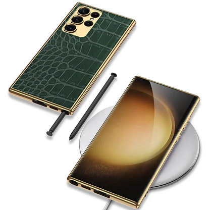 Luxury Leather Case For Samsung Galaxy S23 Series