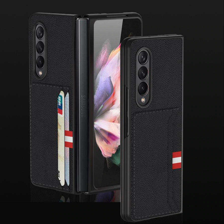 Samsung Galaxy Z Fold 3 Card Slot Wallet Back Case