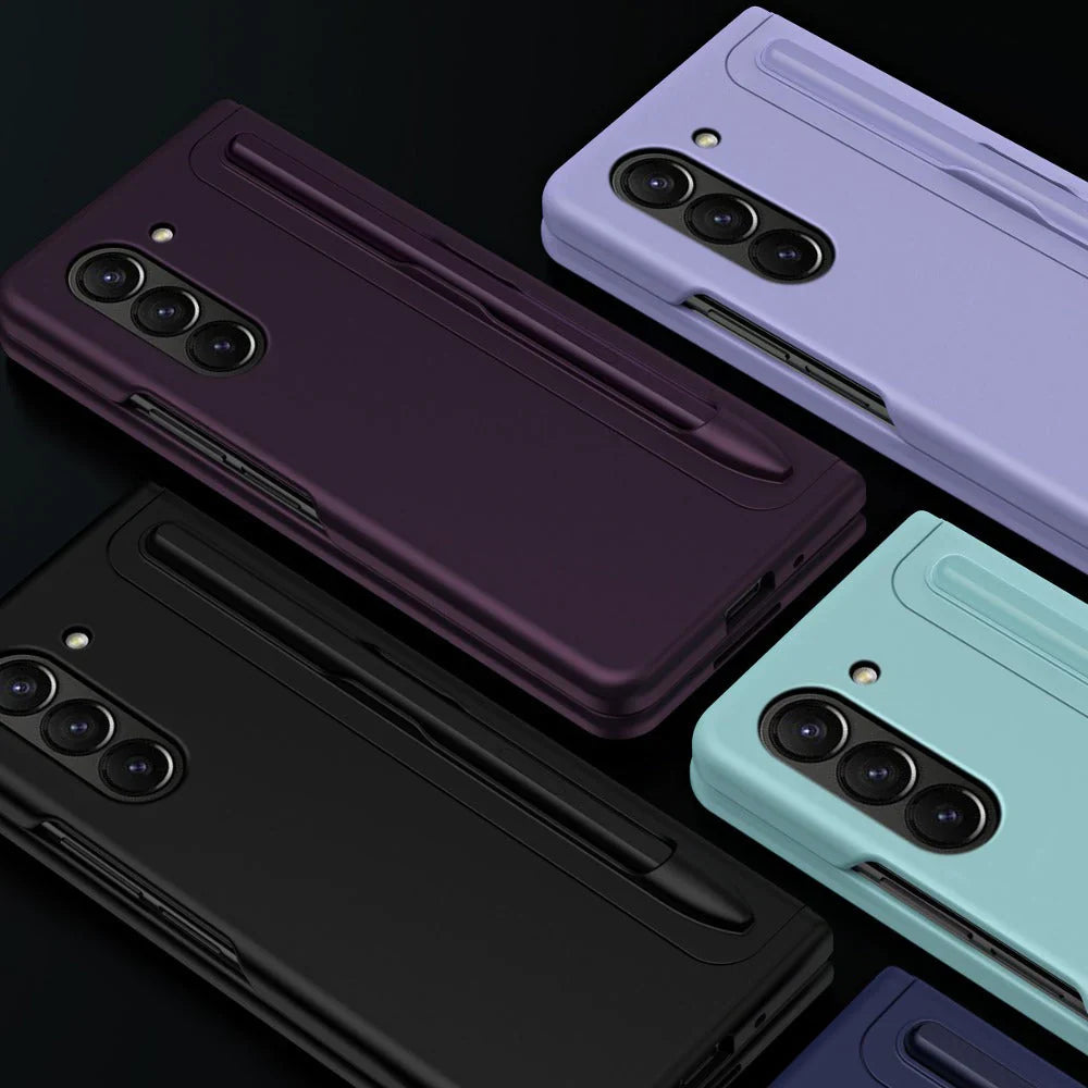 Galaxy Z Fold5 Detachable Pen Holder Hinge Protection Case