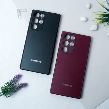 Luxury Soft Edge Matte Finish Case Galaxy S22 Ultra
