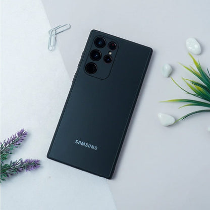 Luxury Soft Edge Matte Finish Case Galaxy S22 Ultra