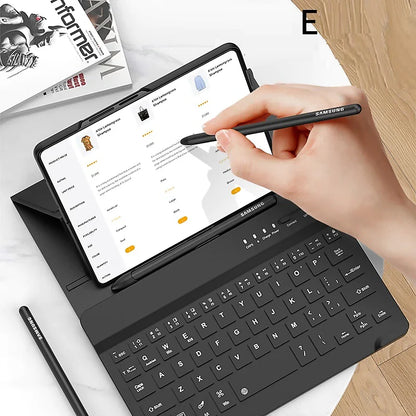 Wireless Keyboard Leather Magnetic Flip Case For Z Fold Series