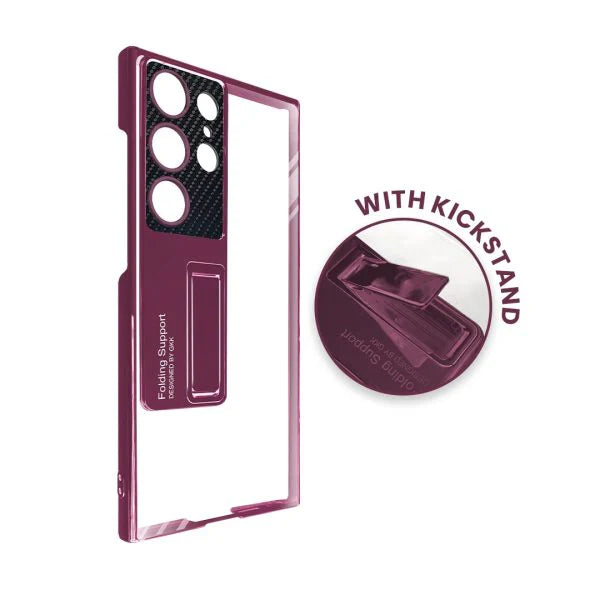 Galaxy S22 Ultra Phantom Kickstand Ultra Thin Back Case Cover