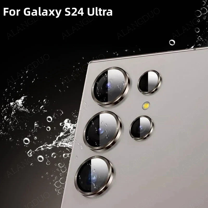 Titanium Camera Lense Protector 9H Aluminium Ring- Galaxy S25 Ultra