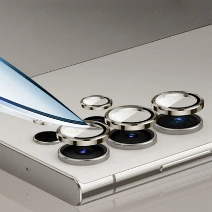 Titanium Camera Lense Protector 9H Aluminium Ring- Galaxy S25 Ultra