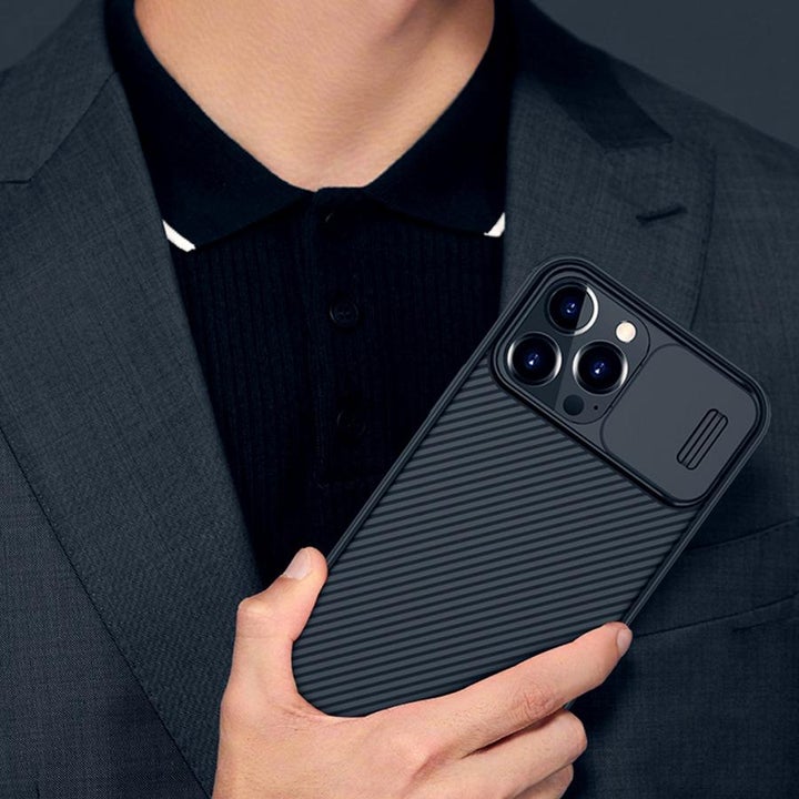 Nillkin Camshield Pro iPhone 13 Pro Max Shutter Lens Protection Case - Black