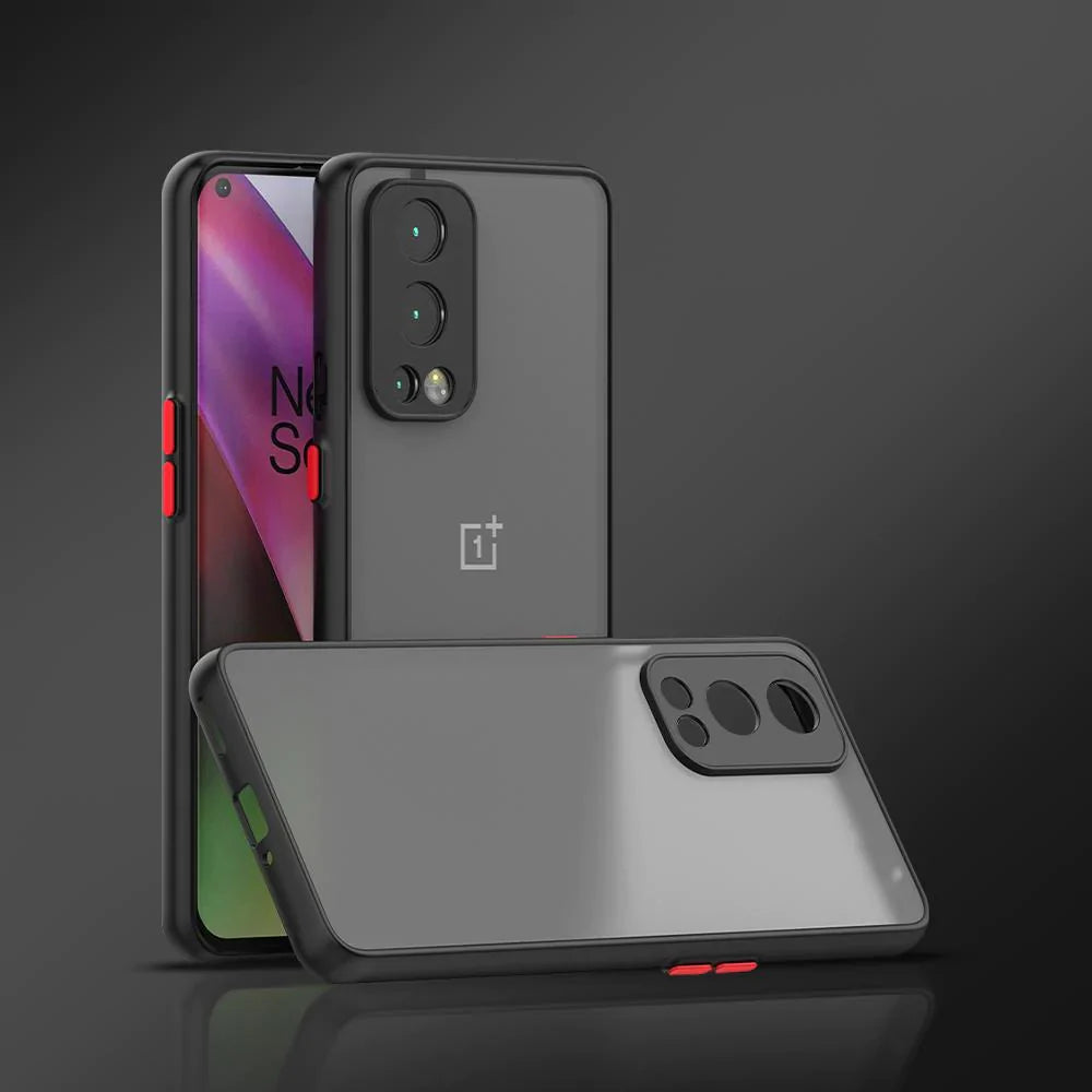 OnePlus Nord 2 Luxury  Silicon Matte Camera Closed  Case