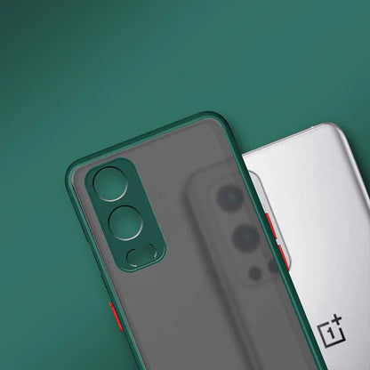 OnePlus Nord 2 Luxury  Silicon Matte Camera Closed  Case