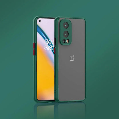 OnePlus Nord 2 Luxury  Silicon Matte Camera Closed  Case