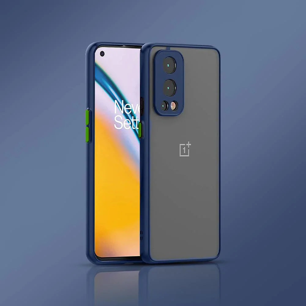 OnePlus Nord 2 Luxury  Silicon Matte Camera Closed  Case