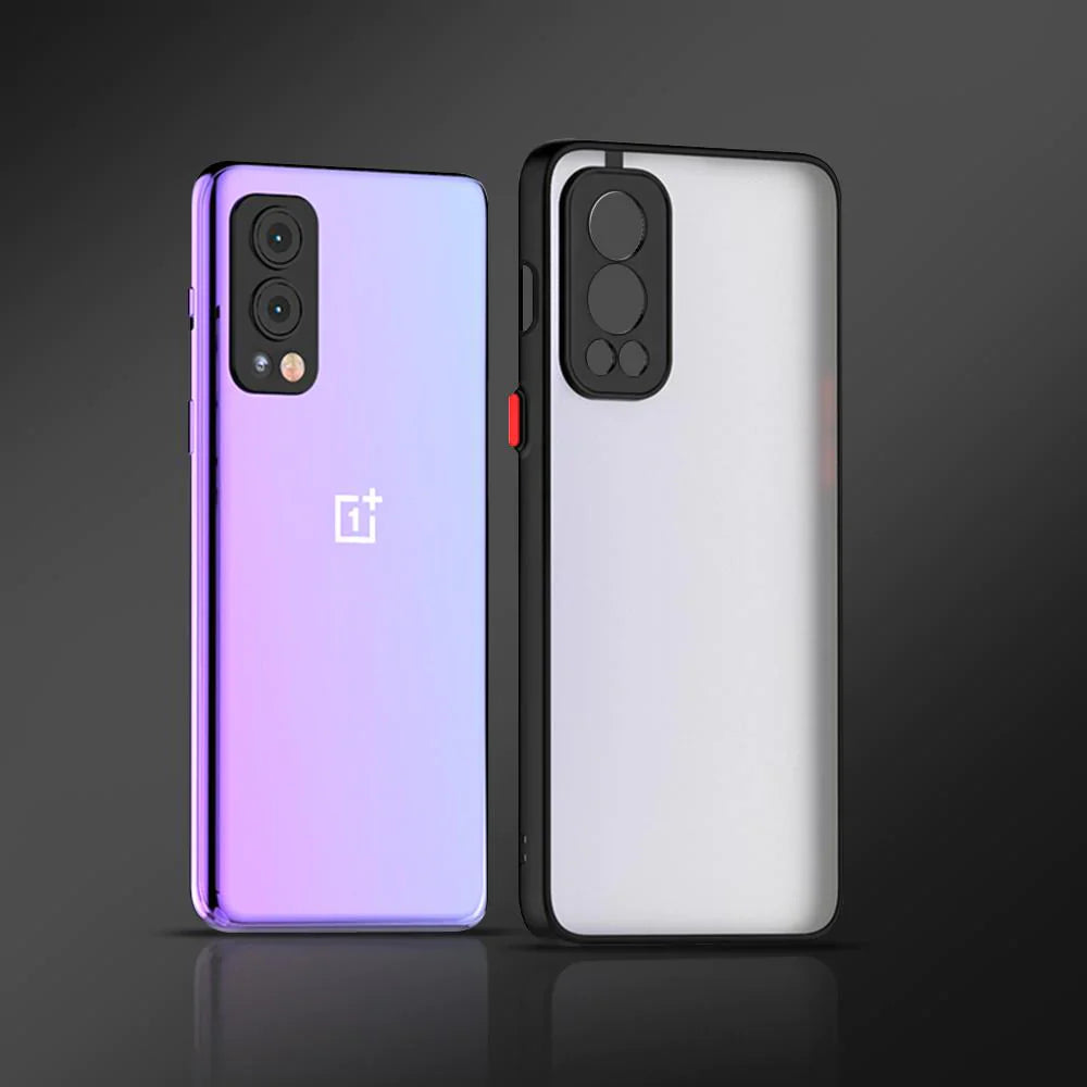 OnePlus Nord 2 Luxury  Silicon Matte Camera Closed  Case