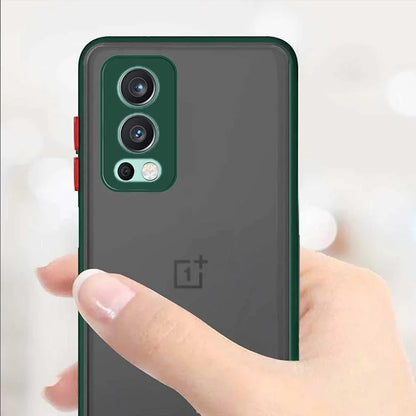 OnePlus Nord 2 Luxury  Silicon Matte Camera Closed  Case