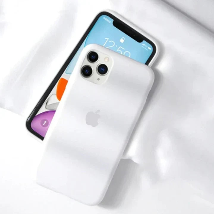 iPhone 12 Series Liquid Silicone Logo Case