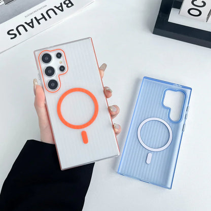 Matte Corrugated Magsafe Hard Case- iPhone