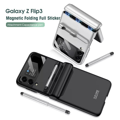 Magnetic Hard Matte Protective Back Cover For Galaxy Z Flip3