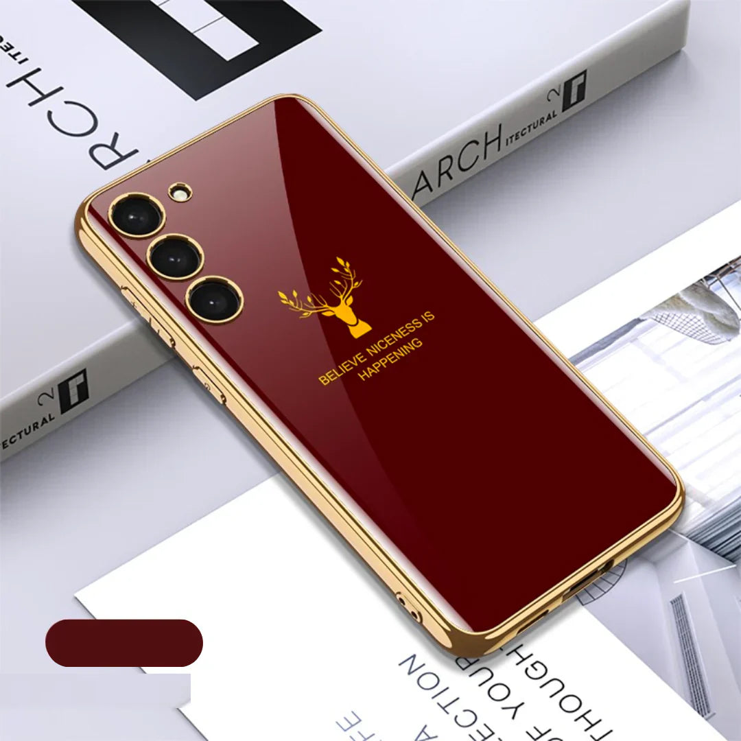 Inspirational Deer Protective Back Case for Galaxy S Series