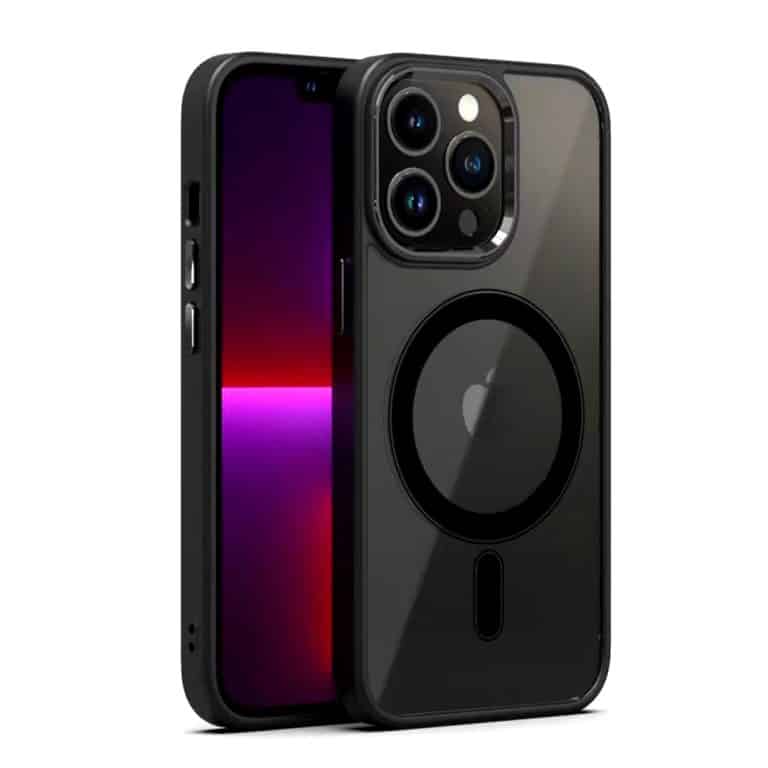 MagSafe Case with Metal Shine Camera Ring For iPhone 13 series