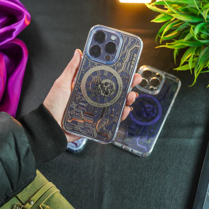 iPhone 14 Series Mechanical Design MagSafe Transparent Case