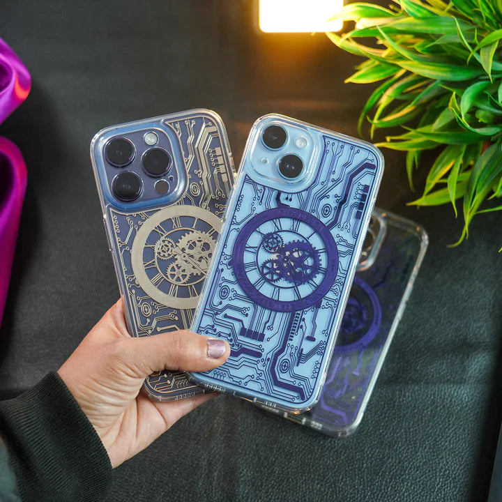 iPhone 14 Series Mechanical Design MagSafe Transparent Case