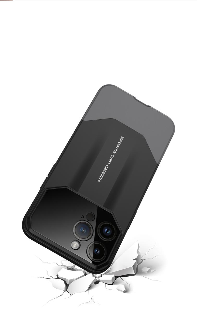 Matte Duo Tone Slider Frosted Design Case -iPhone Series