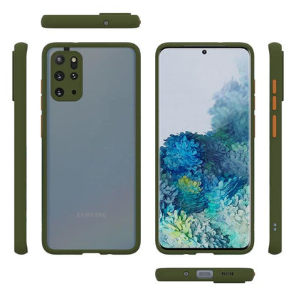 Smoke Silicon Matte Camera Closed Case For Samsung Galaxy S20