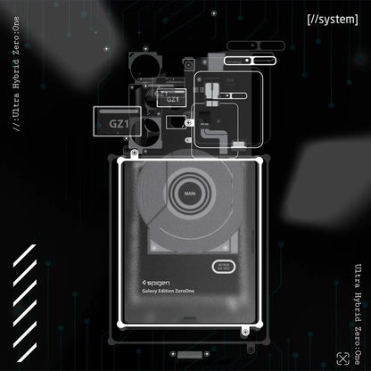 Ultra Hybrid Zero One Back Cover Case for Samsung Galaxy S23 Ultra