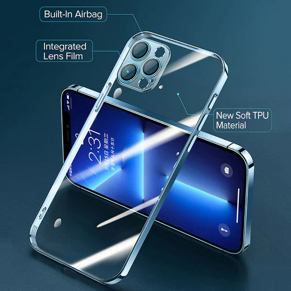 iPhone 11 Pro Electroplating Silicone Transparent Glitter Case